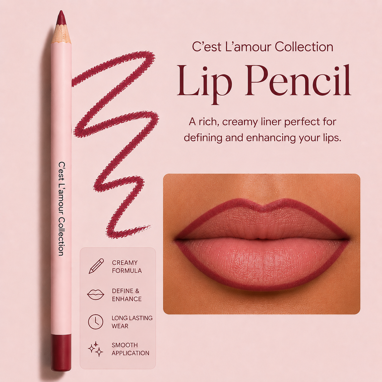 Raspberry Red - Lip Pencil
