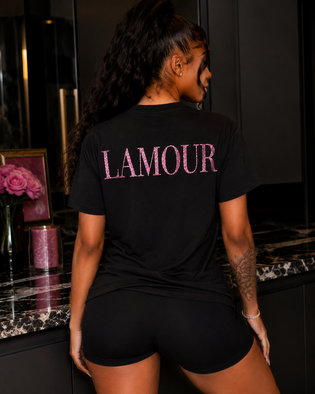 L'amour Glitter Tee